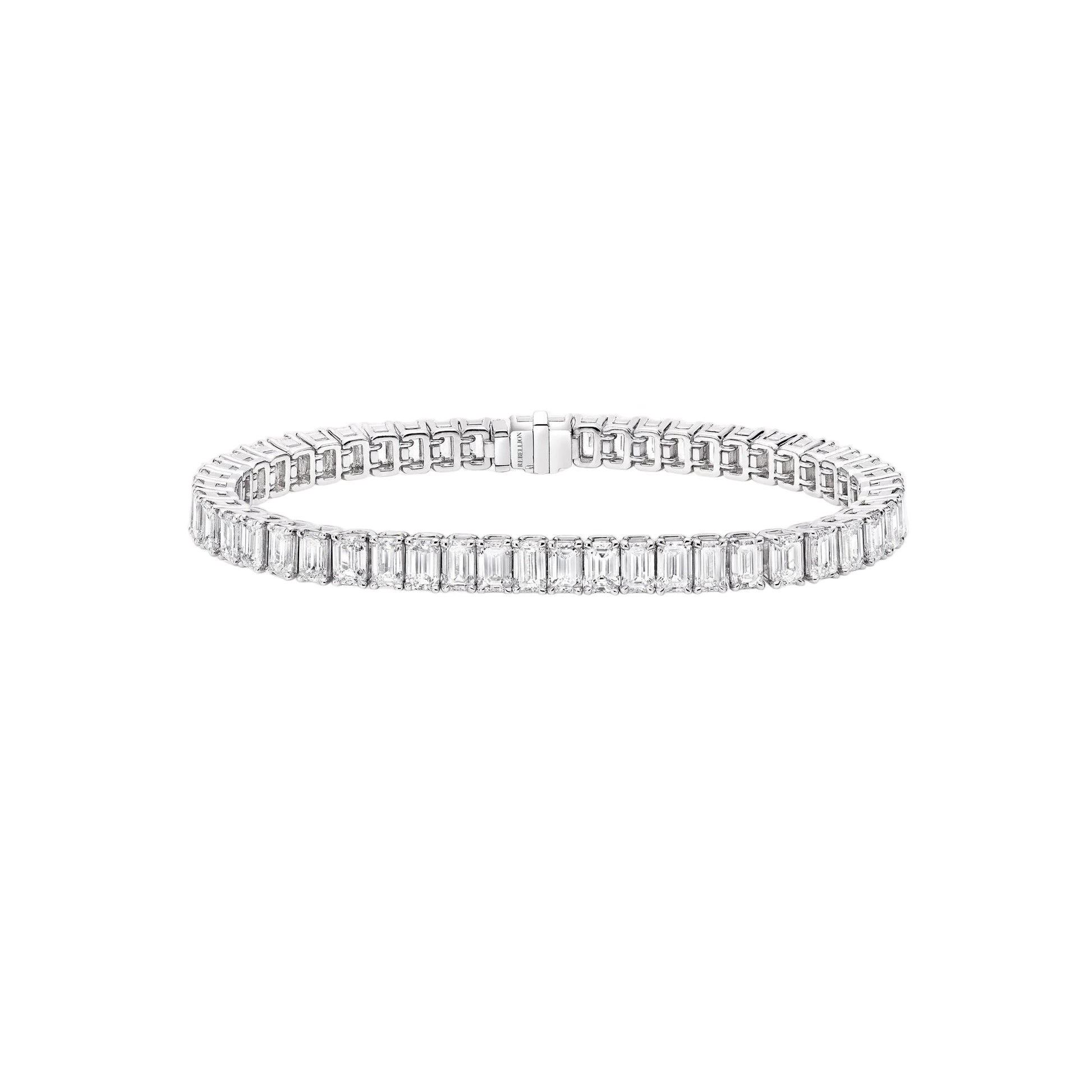 Emerald Diamond Bracelet - Rebellion Jewellery