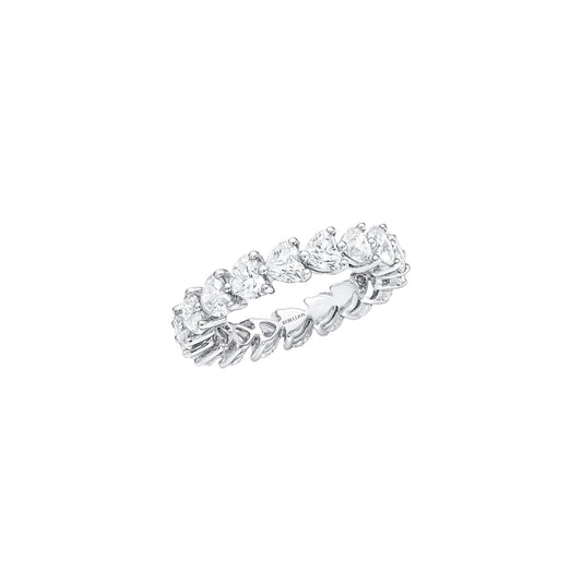 Heart Diamond Wedding Band - Rebellion Jewellery