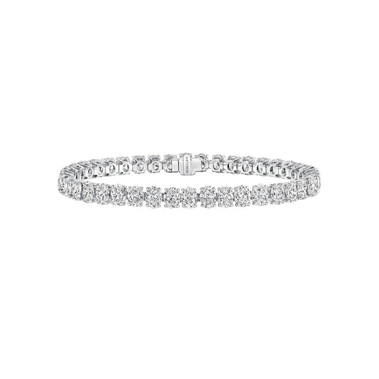 Oval Diamond Bracelet - Rebellion Jewellery
