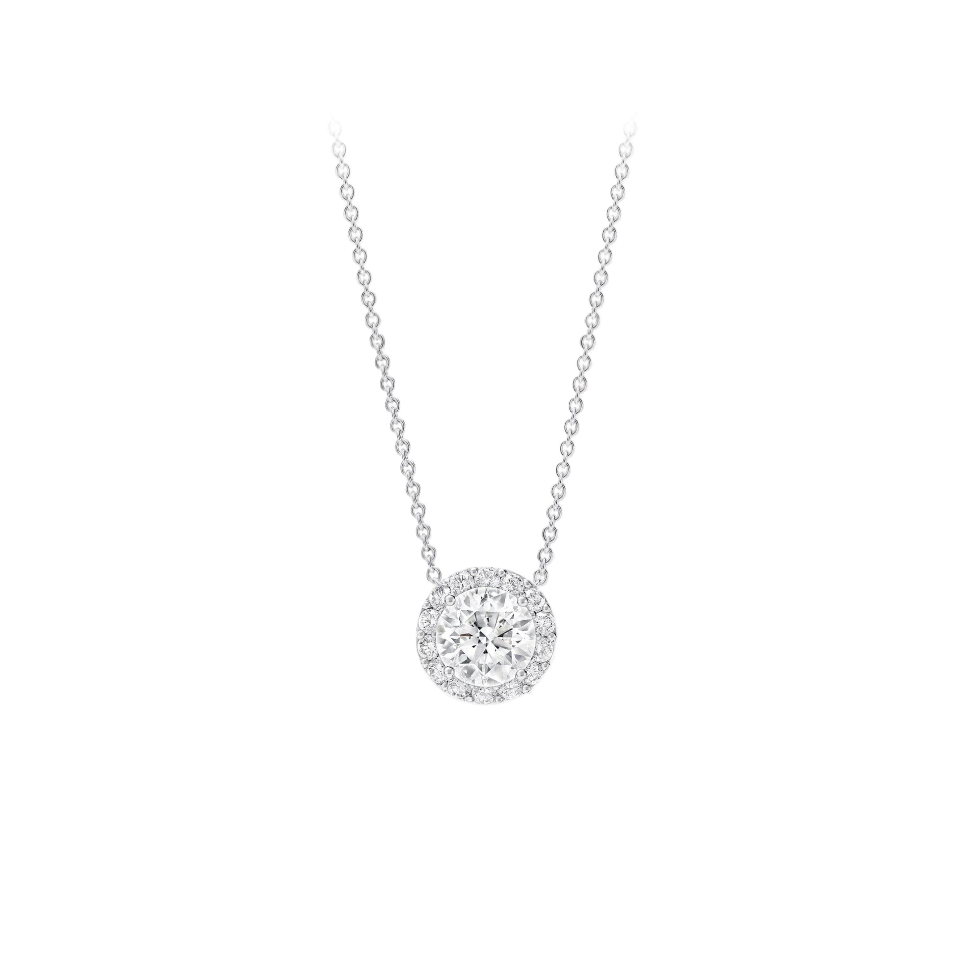 Round Diamond Pendant - Rebellion Jewellery
