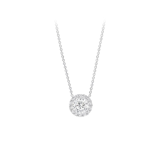 Round Diamond Pendant - Rebellion Jewellery