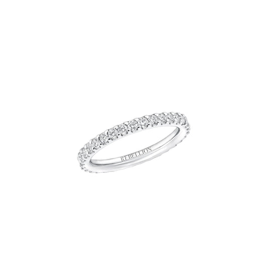 Round Diamond Wedding Band - Rebellion Jewellery